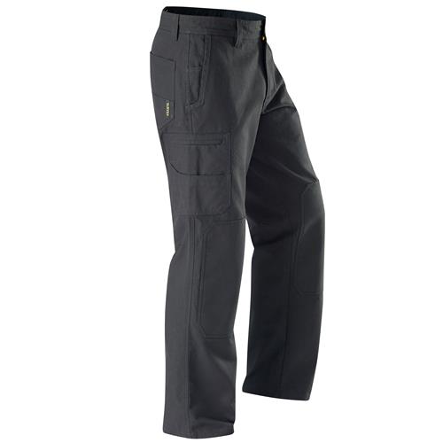 E1160 Black Chizeled Cargo Pants with Knee Protection